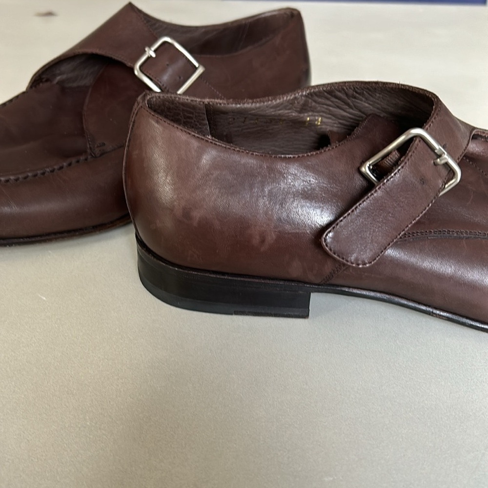 Men’s F&D Forward brown leather classic shoe , Size 44 UK , 10.5-11 U.S. - Picture 10 of 10